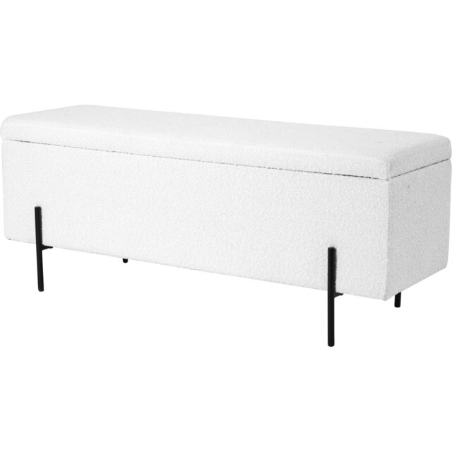 Polyester Upholstered Storage Bench