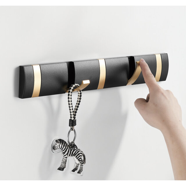 Kruetzen Aluminium 6 - Hook Coat Rack