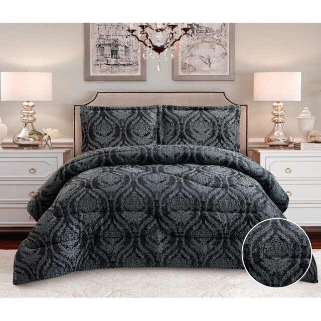 Jacquard Floral Bedspread