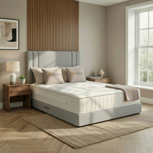 Velora Stone Divan Double Bed