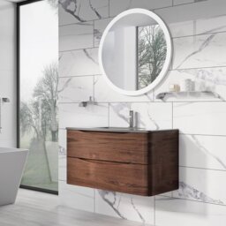 Stanhope 600 mm Single Vanity with Integrated Glass Basin
