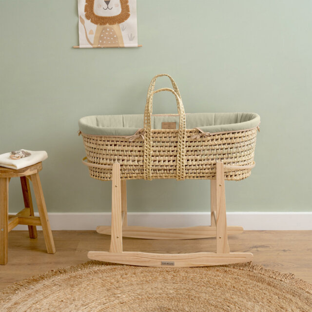 Organic Palm Moses Basket