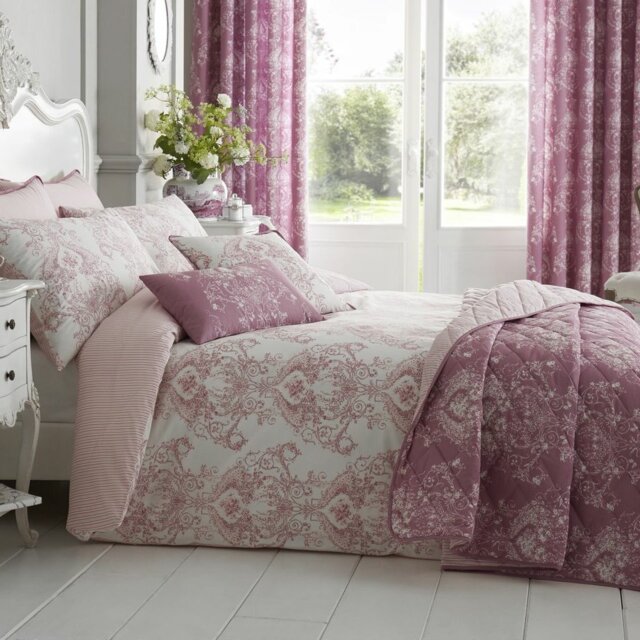 Hubert Cotton Blend Floral Duvet Cover Set with Pillowcases Included