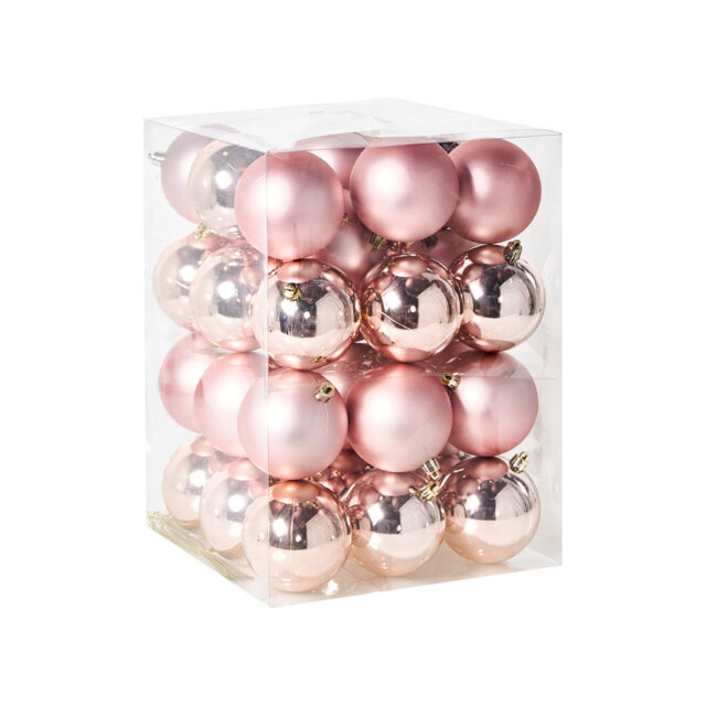 9cm Solid Colour Plastic / Acrylic Bauble