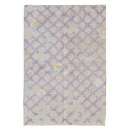 Geometric Hand Knotted 124cm X 182cm Area Rug