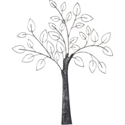 Art for the Home Forest Tree Metal Wall Art