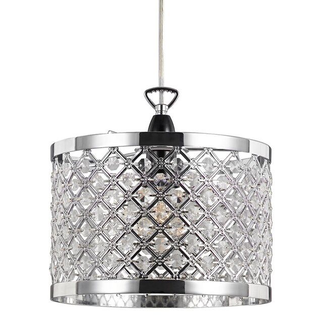 Modern Sparkly Ceiling Pendant Light Shade with Beads