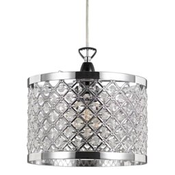 Modern Sparkly Ceiling Pendant Light Shade with Beads