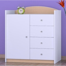 Northcutt Kids 4 - Drawer Combo Dresser
