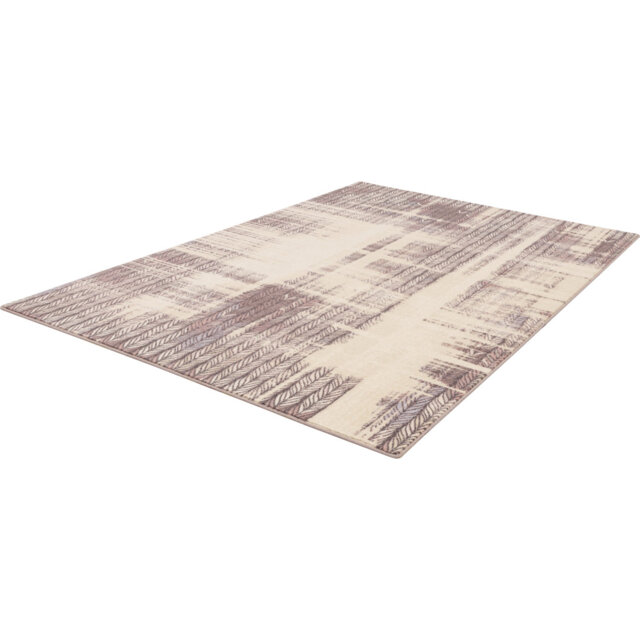 Braids Diverse Power Loom Wool Cream Rug