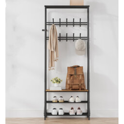 Hall Tree 64cm Wide with Bench