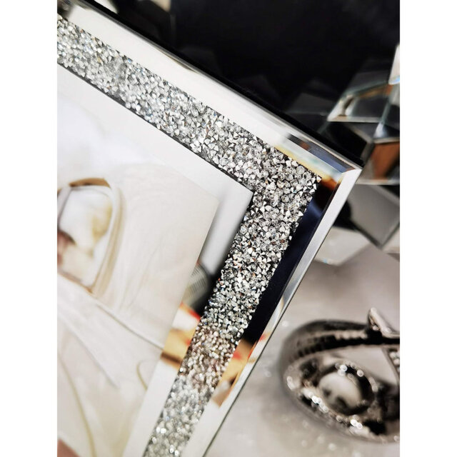 Mowrystown Silver Glass Picture Frame