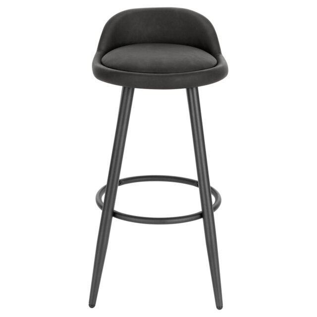 Crista Upholstered Counter Stool with Metal Frame