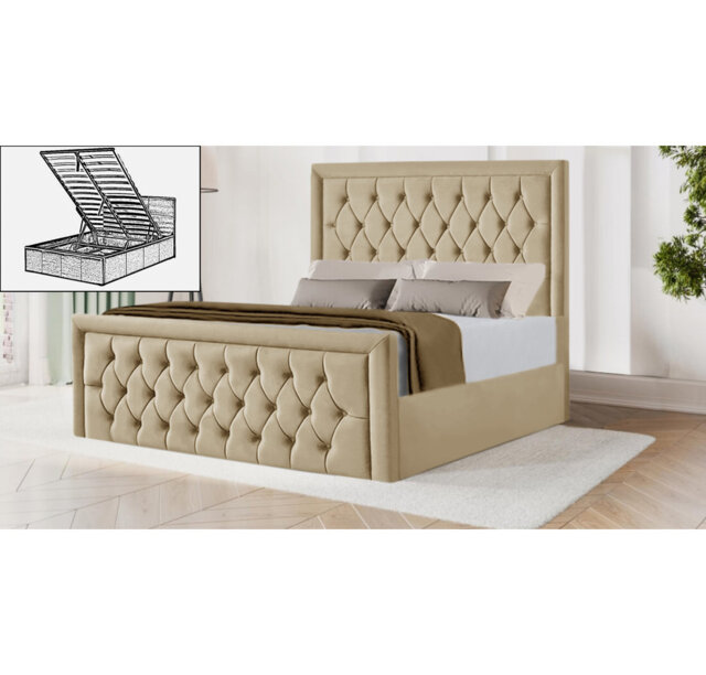 Dimartino Upholstered Ottoman Storage Bed