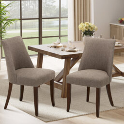 Parsons Upholstered Dining Chair Solid Wood Side Chair - Comfort & Style for Modern Homes