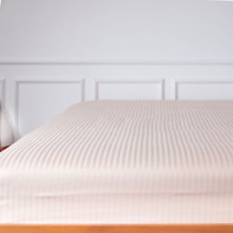 Mix & Match Bundle 200 Thread Count Striped Turkish Cotton Sateen Flat Sheet