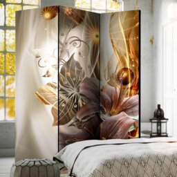 Solid Wood Folding Room Divider