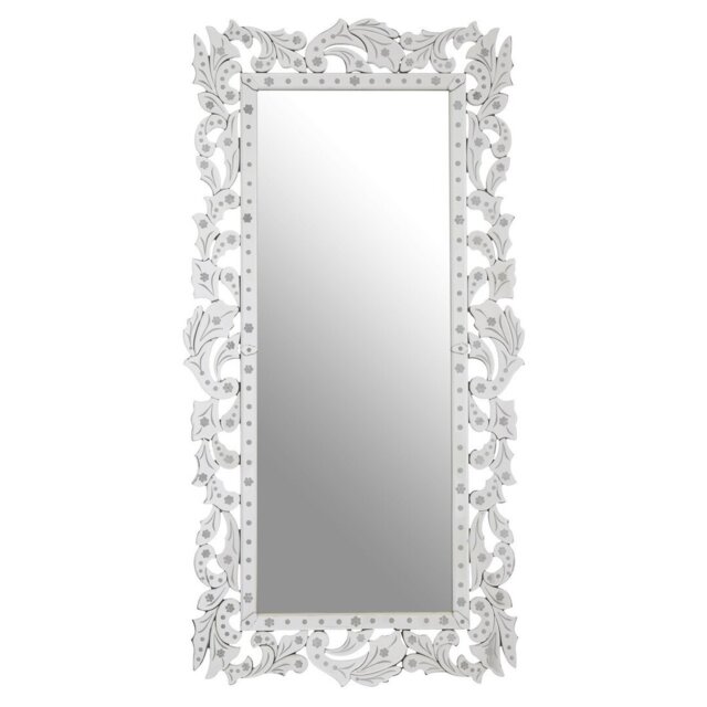 Kelliher Solid Wood Flat Wall Mirror