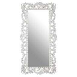 Kelliher Solid Wood Flat Wall Mirror