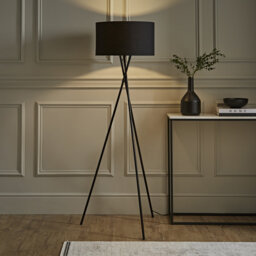 Misner 155cm Camden Tripod Floor Lamp with Large Reni Shade