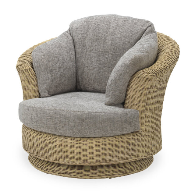 Upholstered Swivel Accent Chair