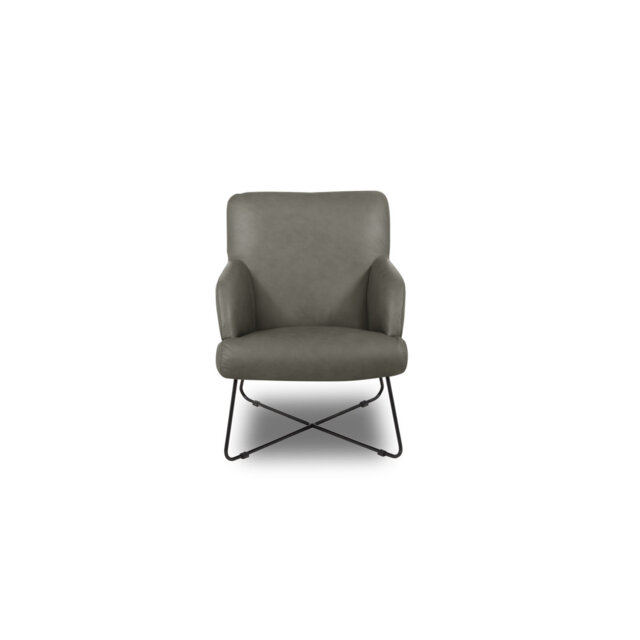 Averie Genuine Leather Designer Armchair