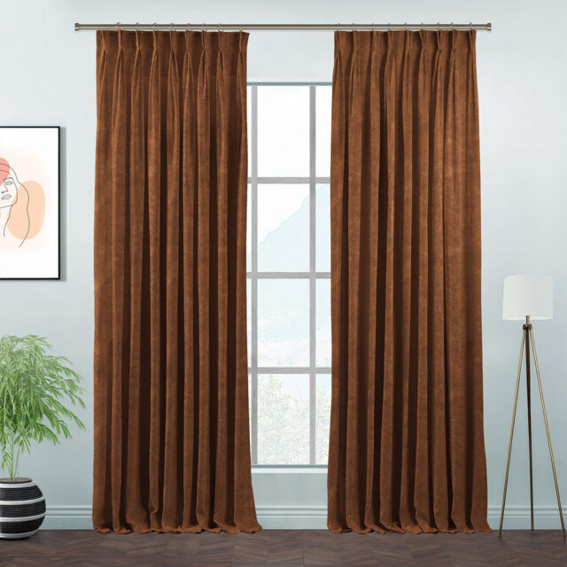 Room Darkening Single Curtain Panel