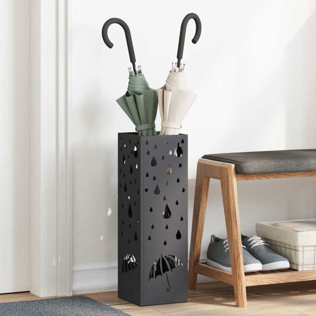 Umbrella Stand 15.5 X 15.5 X 49 Cm Steel