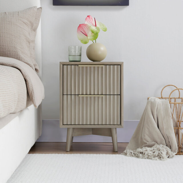 38 cm W Bedside Table