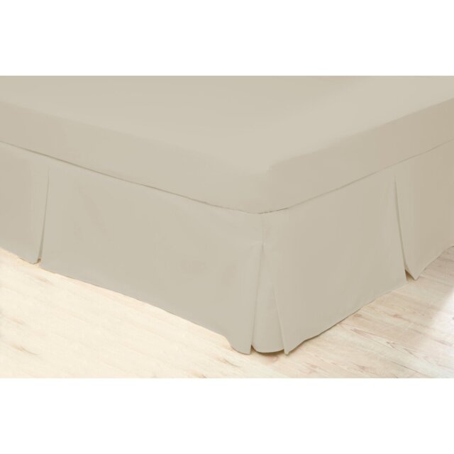 200 TC 50/50 Percale Polycotton Tailored Bed Skirt