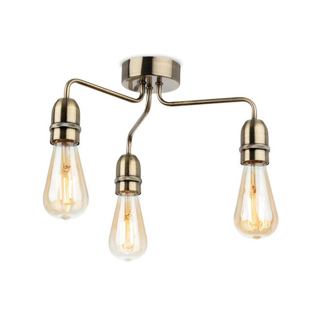 3 - Light 36Cm Flush Mount