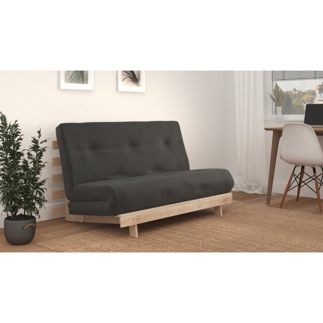 Chenango Full / Double 137cm Upholstered Futon And Mattress
