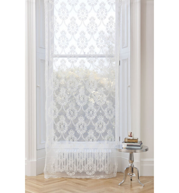 Lamberson Cotton Blend Sheer Single Curtain Panel