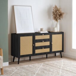 Noemi Rattan 2 Door 3 Drawer Sideboard 160CM Width