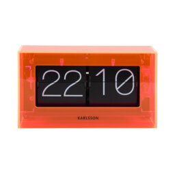 Table clock Boxed Flip acrylic