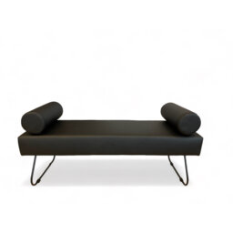 Modern Faux Leather Upholstered Bench