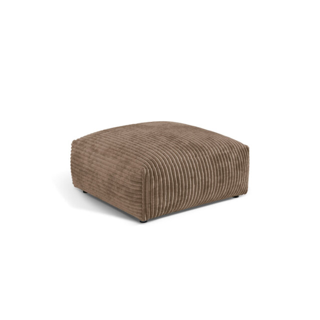 Carlens 106cm Wide Solid Colour Pouffe Ottoman