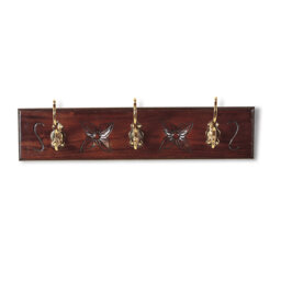 Keen Replicas Solid Wood Wall 3 - Hook Wall Mounted Coat Rack