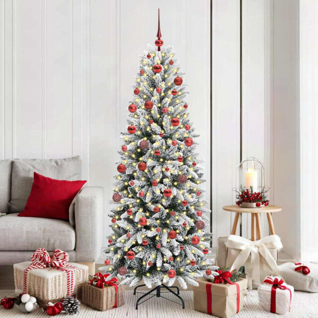 Artificial Christmas Tree with 300 LEDs White