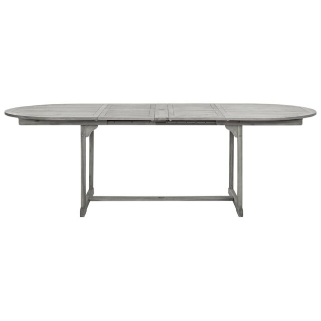 Leona Garden Dining Table (160-240)x100x75 cm Solid Acacia Wood