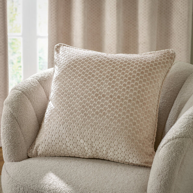 Neptune Geometric Square Throw Pillow Cover