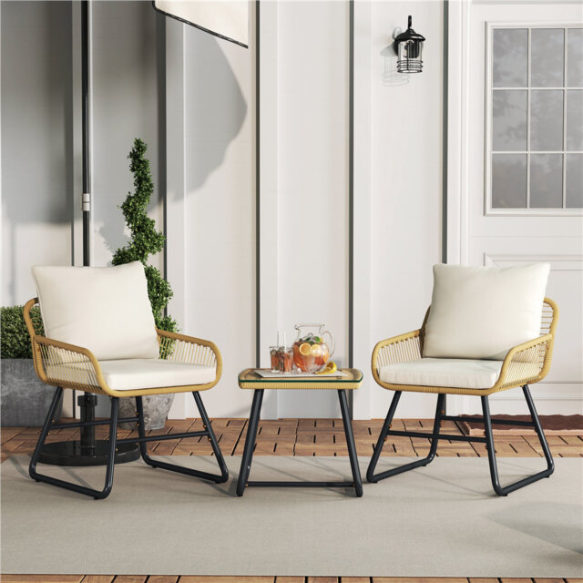 3-Piece Patio Bistro Set