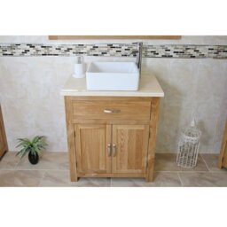 Deeter 750mm Single Bathroom Vanity with Vessel Ceramic Basin