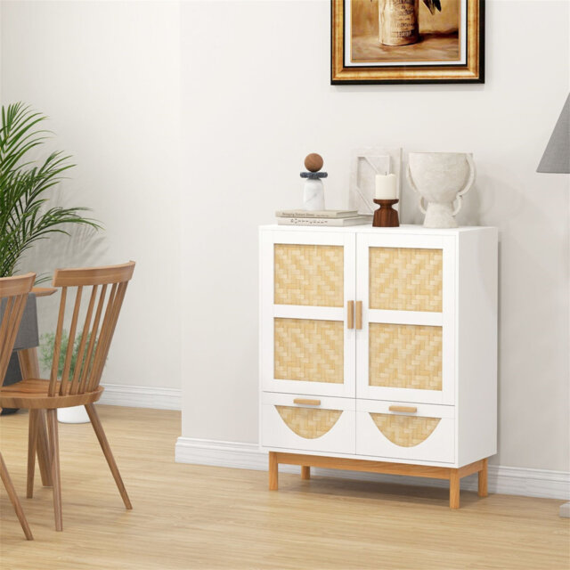 2-Door Sideboard Buffet Cabinet Accent Floor Storage Cabinet