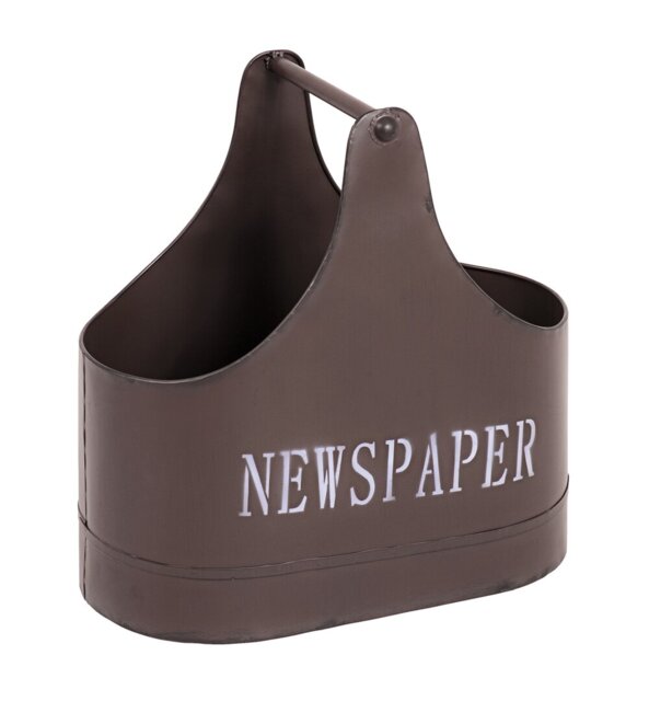 Edgar Metal Free Standing Magazine Rack