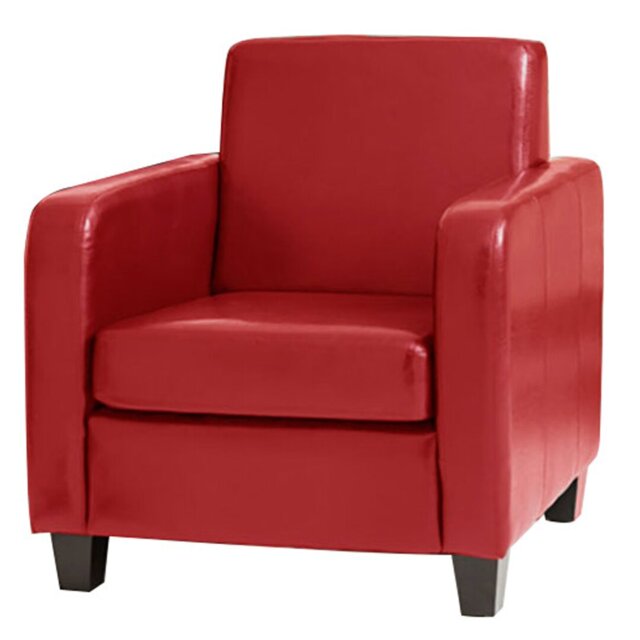Windley Faux Leather Armchair