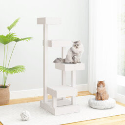 Lassen Cat Tree 45,5x49x103 cm Solid Wood Pine