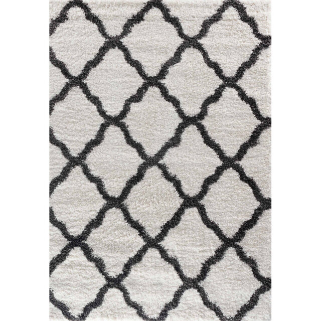 Waylan Shaggy Dark Cream Indoor/Outdoor Rug