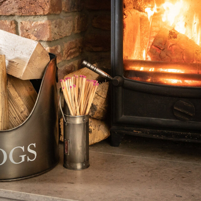 Chamness Steel Fireplace Tool Set