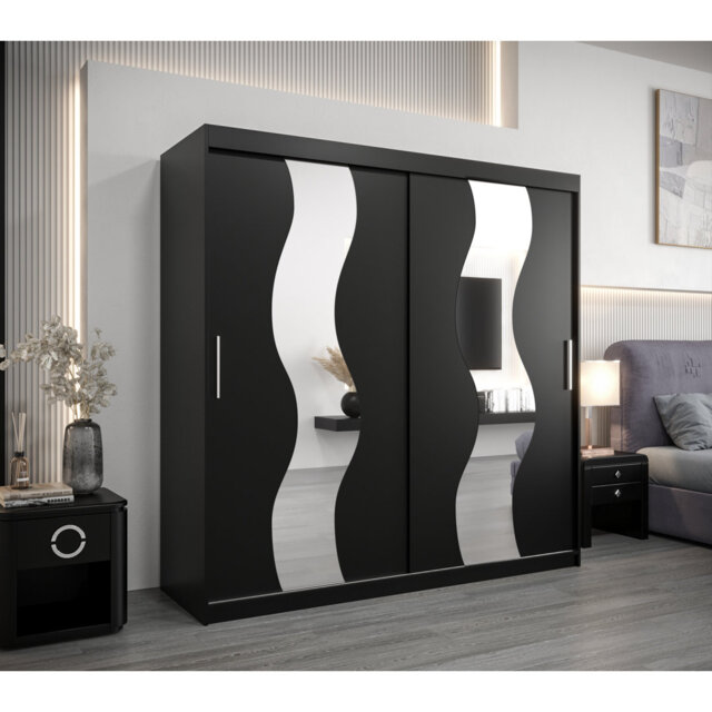 Atilla 2 Door Manufactured Wood Wardrobe